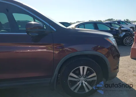 2017 Honda Pilot Ex-L из США, поврежденный, VIN 5FNYF5H50HB026013